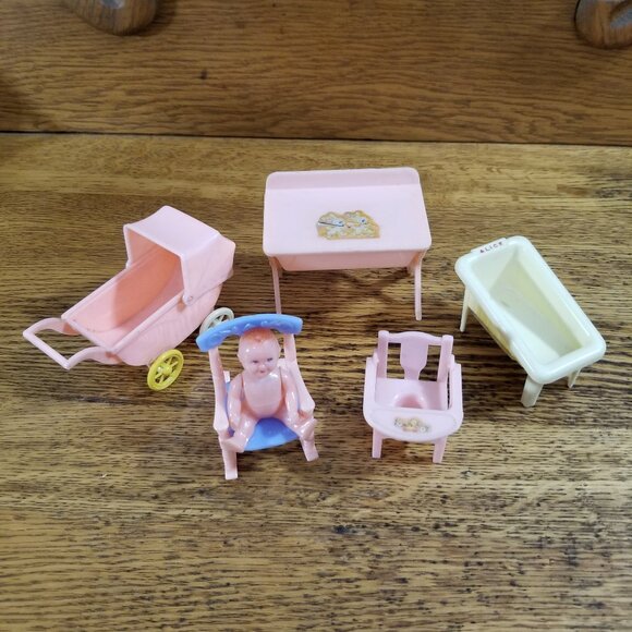 Renwal Other - Vintage Dollhouse Nursery Furniture Lot #4 – Renwal & Reliable
